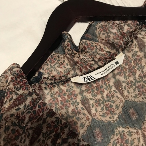 ZARA BOHO MINI DRESS - Picture 7 of 8